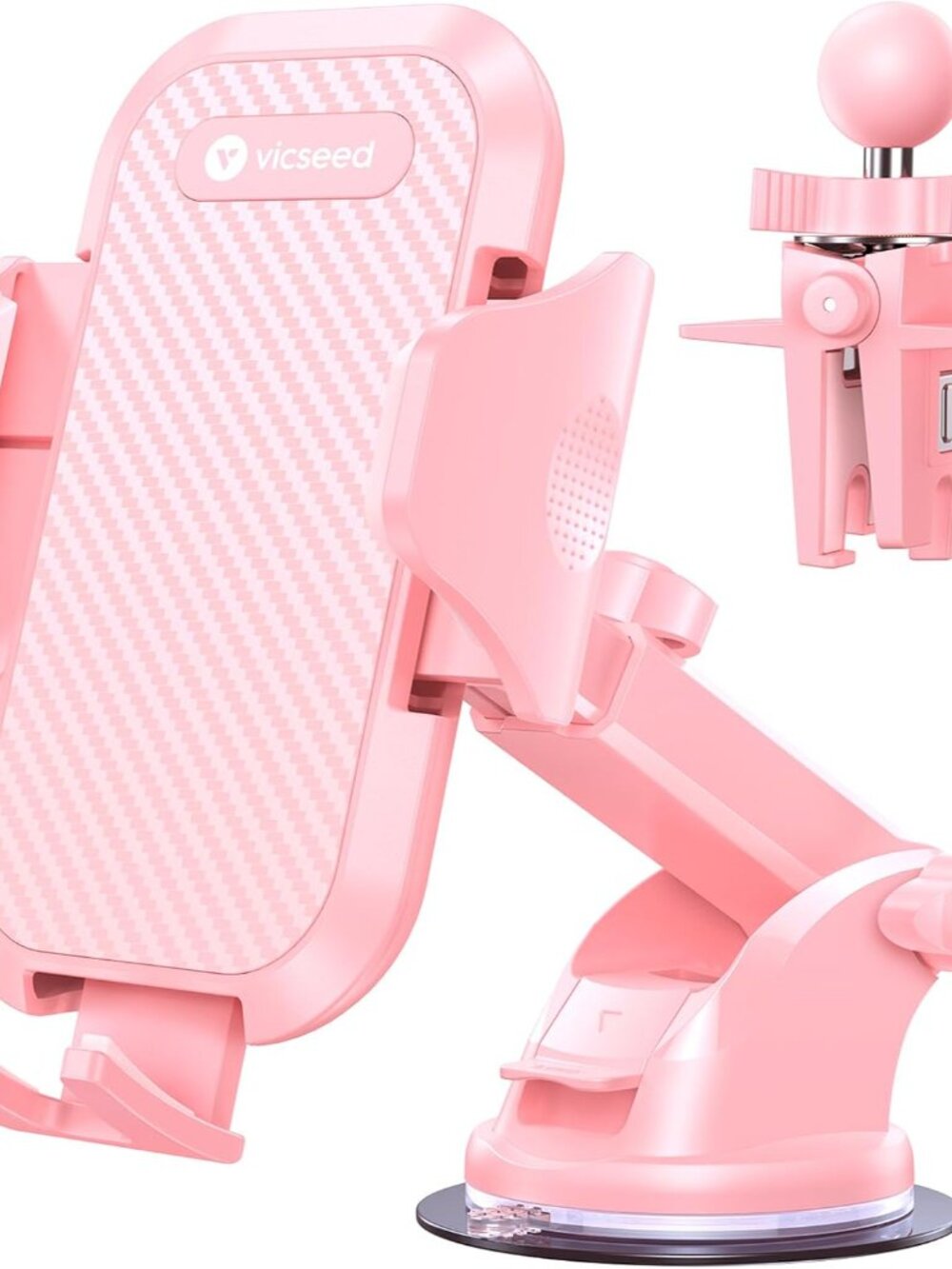 Stable Car Phone Holder [Upgraded Strongest Suction, Won't Break]